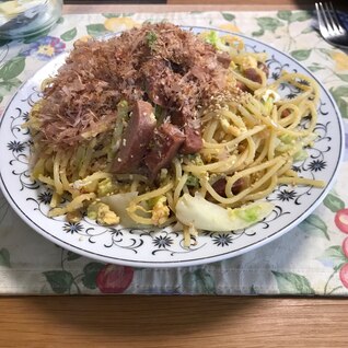 沖縄風焼きパスタ